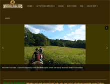 Tablet Screenshot of mountaintrailrides.com
